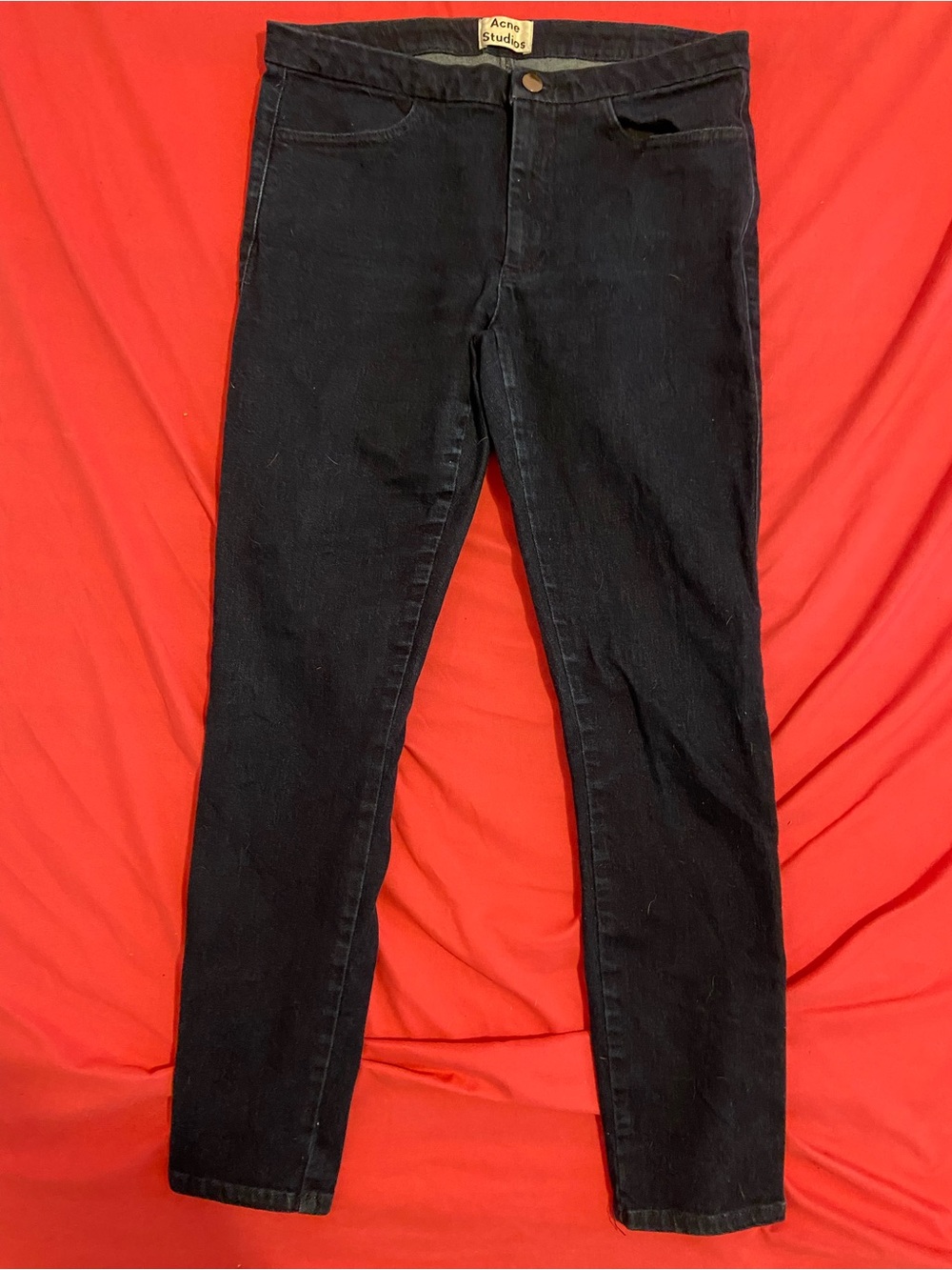 Acne Black Skinny Jeans — Women's Slim Fit